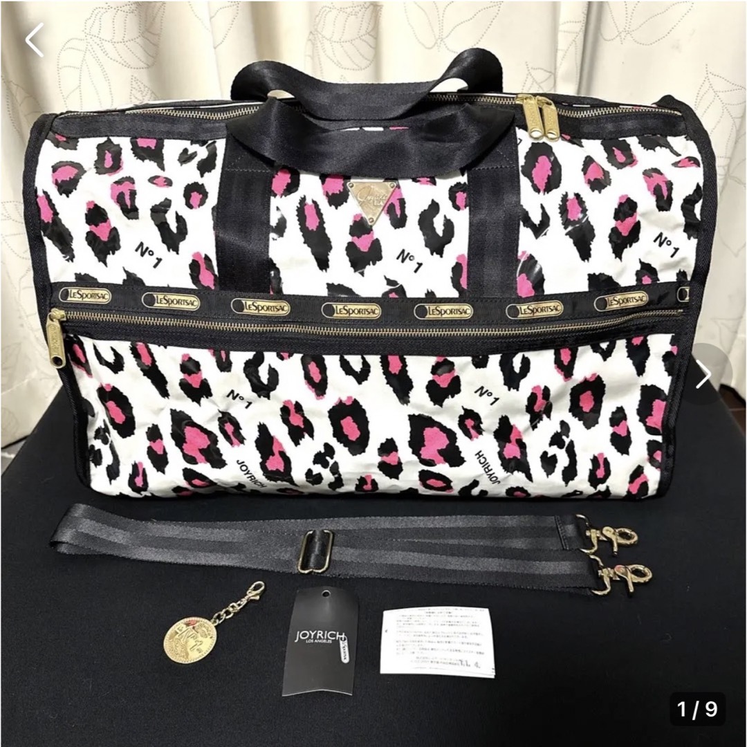 LeSportsac Joyrich コラボ 2way ボストンバッグ ブラック - ボストン