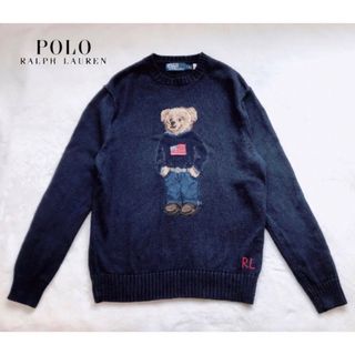 ポロラルフローレン(POLO RALPH LAUREN)の最新作　RALPH LAUREN ラルフローレン　ベア　コットンリネン　セーター(ニット/セーター)