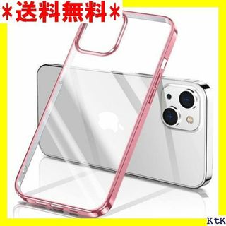 ６ iPhone14 用 ケース クリア 透明 アイフォン ーズゴールド 313(モバイルケース/カバー)