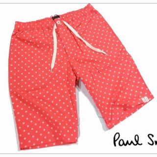 ポールスミス(Paul Smith)の【ポールスミス/Paul Smith】ショートパンツ・Mサイズ・オレンジ系 水玉(ショートパンツ)