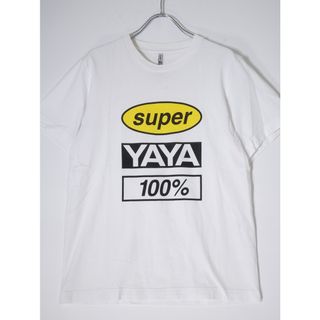 super yaya Tシャツ　レディース　半袖　白　ロゴ　Sサイズ