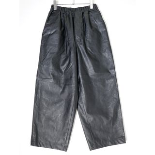 SACRAサクラ エコレザークロップドパンツ新品【36】【LPTA71878】の