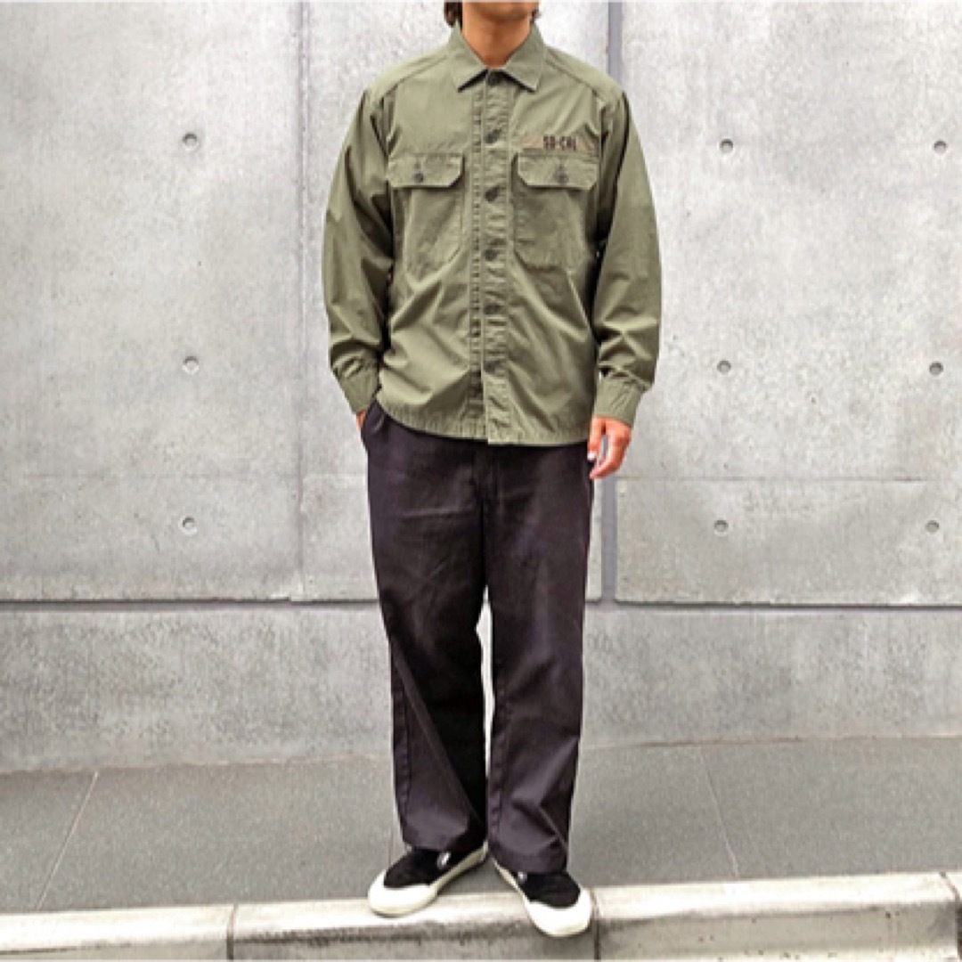 STANDARD CALIFORNIA(スタンダードカリフォルニア)のSTANDARD CALIFORNIA Ripstop Army Shirt メンズのトップス(シャツ)の商品写真