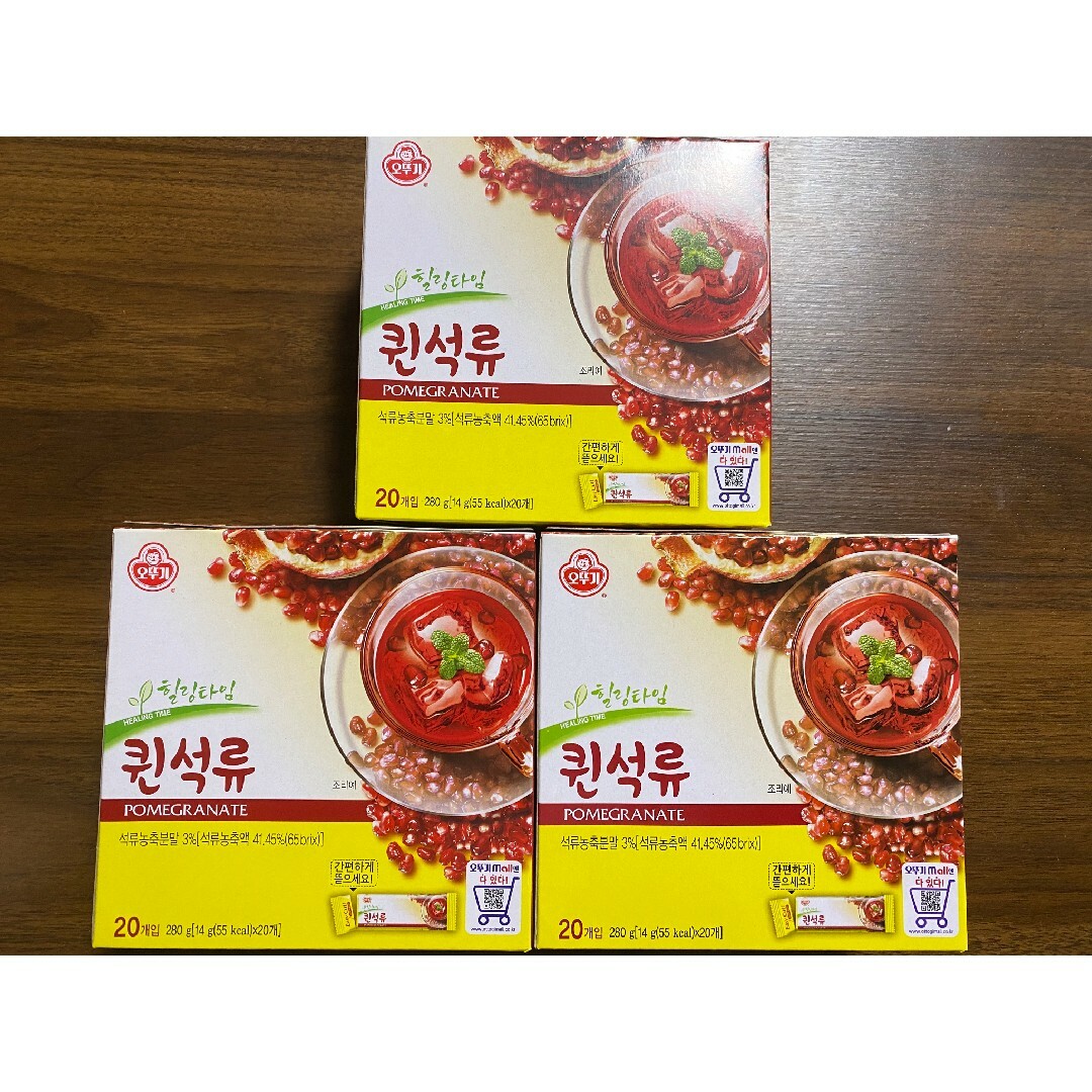 オットギ　クイーン ざくろ茶14g×60包 粉末スティック 健康茶 韓国茶 食品/飲料/酒の健康食品(健康茶)の商品写真