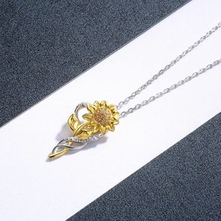 色: ゴールド】ひまわりネックレス アンクレット ブレスレット ...
