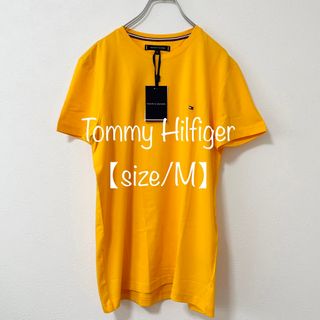 トミーヒルフィガー(TOMMY HILFIGER)のTommy〜/トミーヒルフィガー★フラッグロゴT★イエロー黄★サンプル非売品★M(Tシャツ(半袖/袖なし))