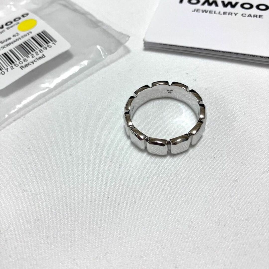 新品 62 TOMWOOD CUSHION BAND RING 指輪 4989