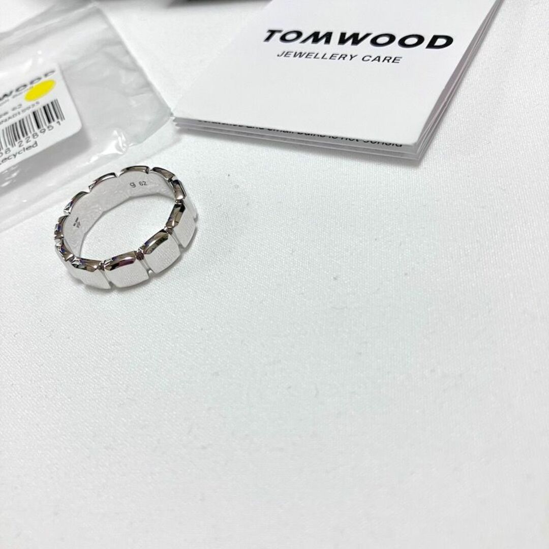 新品 62 TOMWOOD CUSHION BAND RING 指輪 4989