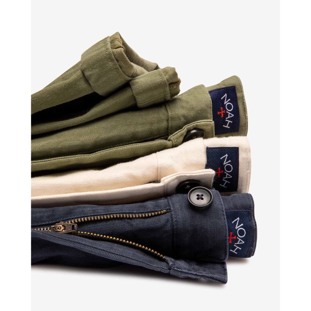 Noah Double-Pleat Herringbone Pant 2本セット チノパン | filmekimi