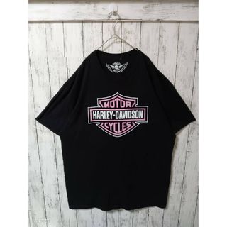 ハーレーダビッドソン(Harley Davidson)のハーレーダビッドソン　Tシャツ ブラック　2XL相当(Tシャツ/カットソー(半袖/袖なし))
