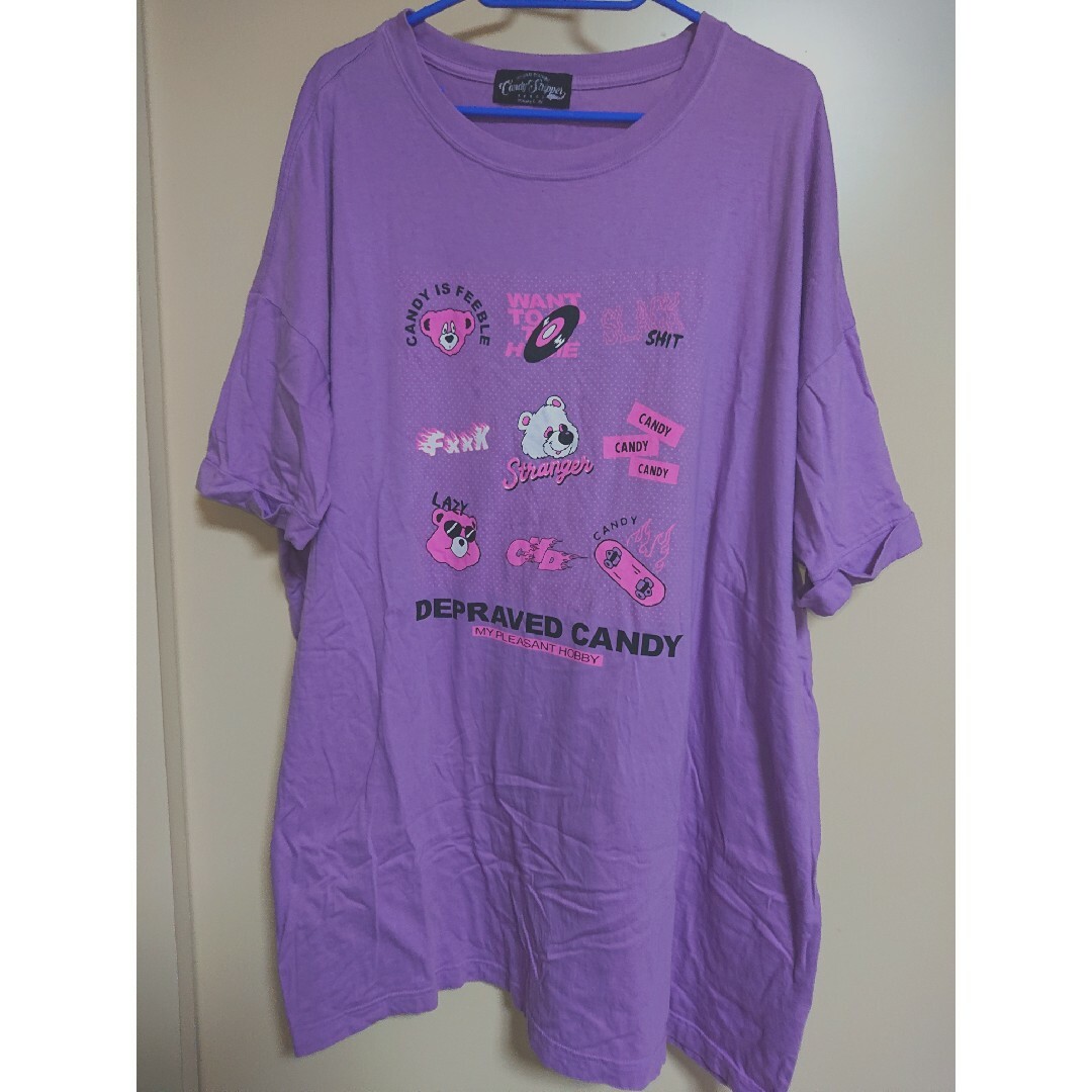 Candy Stripper(キャンディーストリッパー)のCandyStripper 半袖 Tシャツ レディースのトップス(Tシャツ(半袖/袖なし))の商品写真