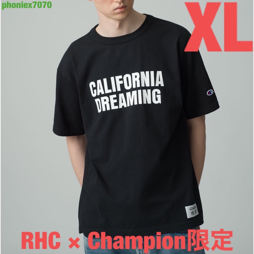 黒 XL RHC RonHerman Champion tee