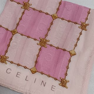 セリーヌ(celine)の値下げ📌【中古】セリーヌ☆シルク混大判ハンカチーフ58×58(ハンカチ)