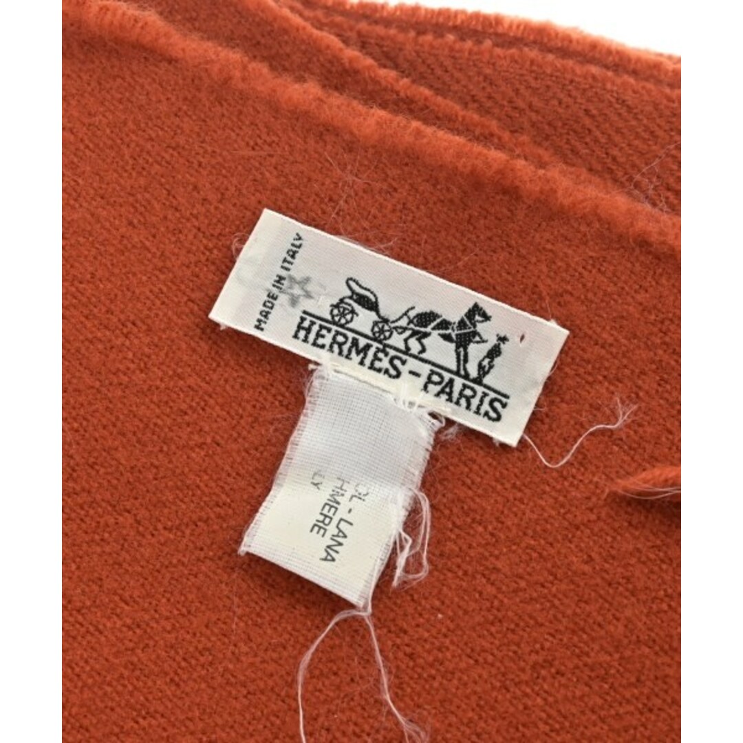 Hermes - HERMES エルメス ストール - オレンジ系 【古着】【中古】の