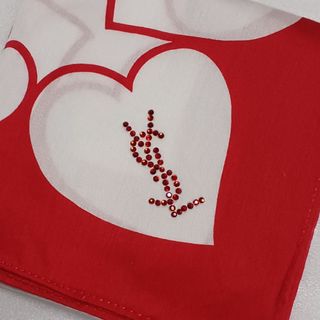 イヴサンローラン(Yves Saint Laurent)の値下げ📌【中古】イヴサンローラン☆大判ハンカチ❤️(ハンカチ)