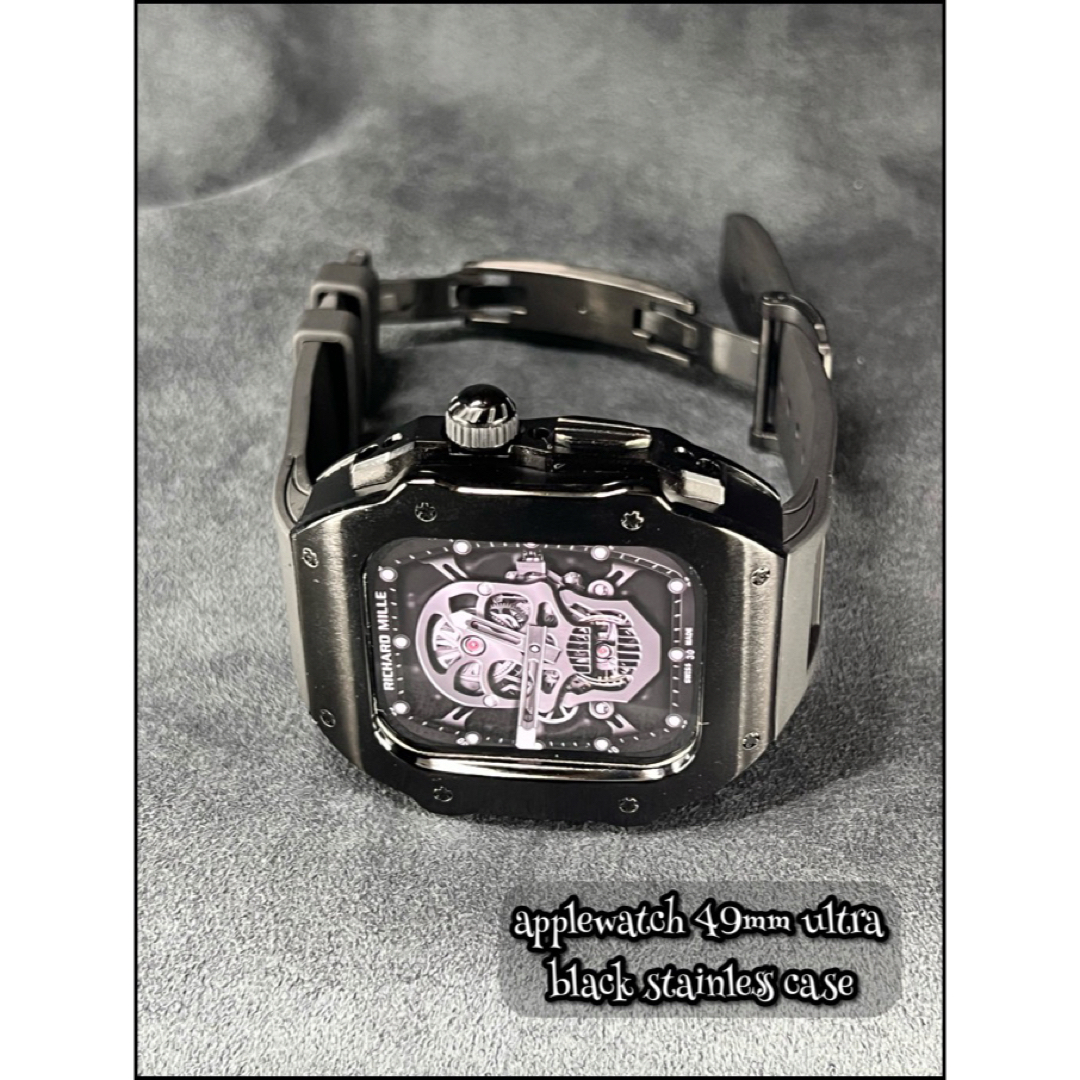 Apple Watch - new アップルウォッチ 49mm ウルトラ ステンレスケース