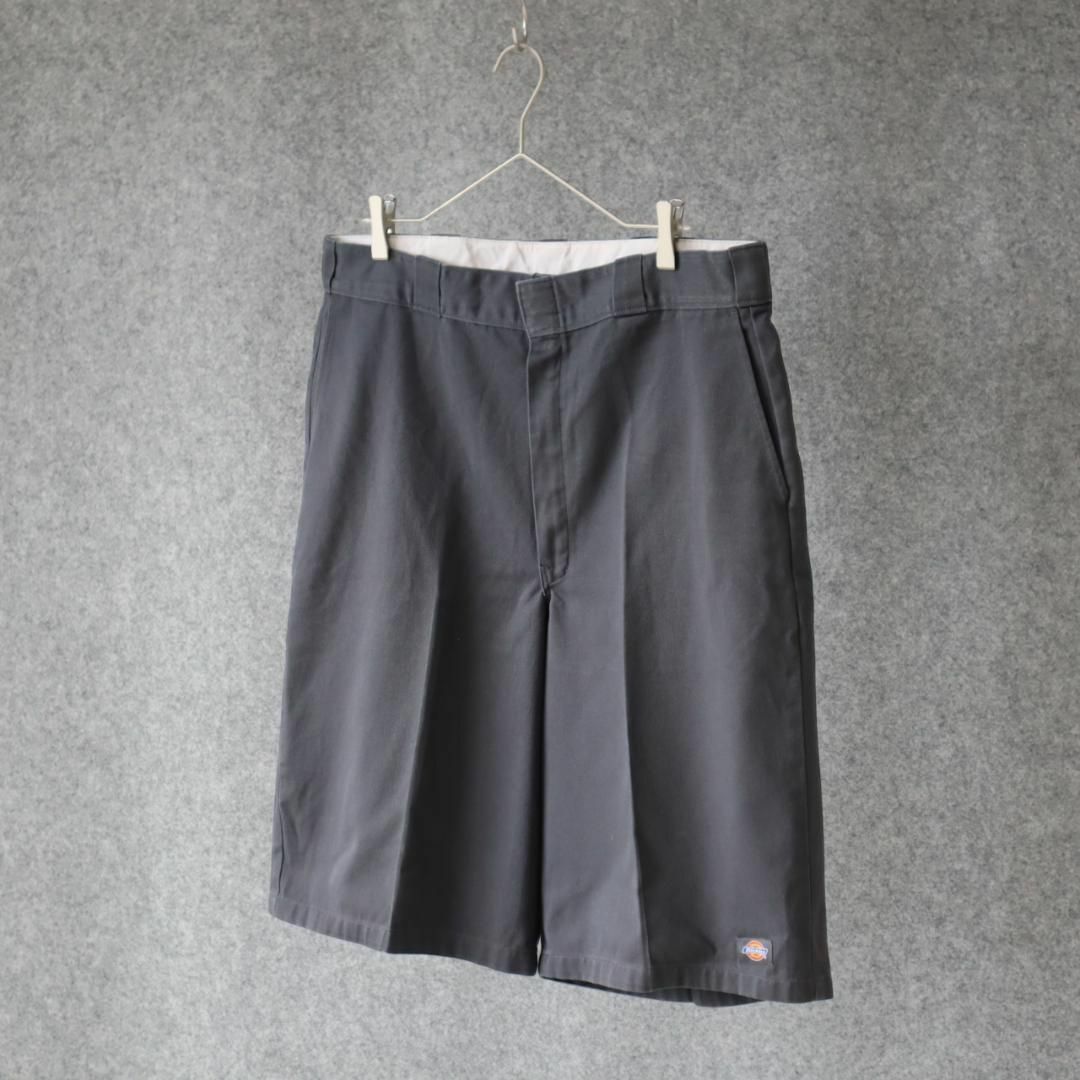 Dickies(ディッキーズ)の【ディッキーズ】90s ワイド ルーズ ワークショーツ ハーフパンツ グレー メンズのパンツ(ショートパンツ)の商品写真