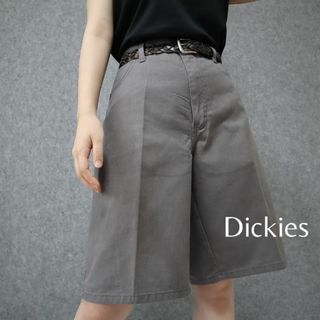 ディッキーズ(Dickies)の【ディッキーズ】ワイド ルーズ ワークショーツ ハーフパンツ グレー W38(ショートパンツ)