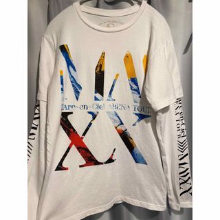 ラルクアンシエル(L'Arc～en～Ciel)のL'Arc〜en〜Ciel mmxx Tシャツ　ツアーグッズ　白ホワイト(ミュージシャン)