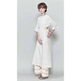 ビューティアンドユースユナイテッドアローズ(BEAUTY&YOUTH UNITED ARROWS)の＜6(ROKU)＞COTTON SLIT DRESS/ワンピース(ロングワンピース/マキシワンピース)