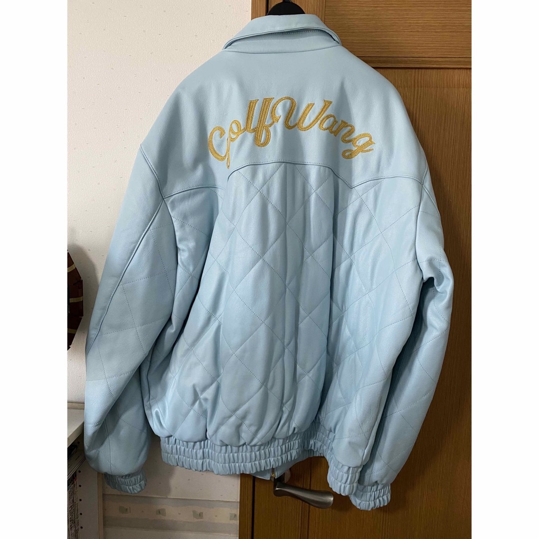 golf wang leather jaket