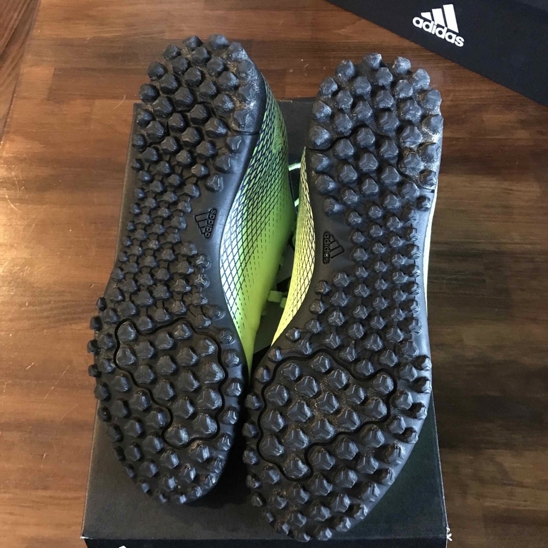 adidas(アディダス)のアディダス　スパイク　23cm 中古　黄色 メンズの靴/シューズ(その他)の商品写真