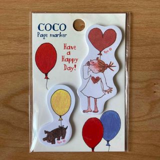 ココ(Coco)のCocoちゃん付箋(ノート/メモ帳/ふせん)