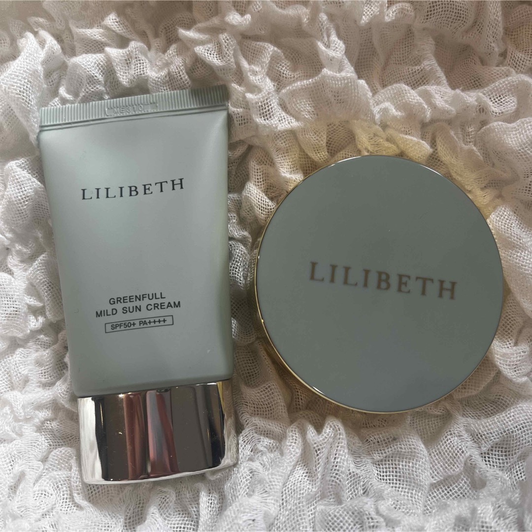 リリベスクッションファンデ、日焼け止めset LILIBETH