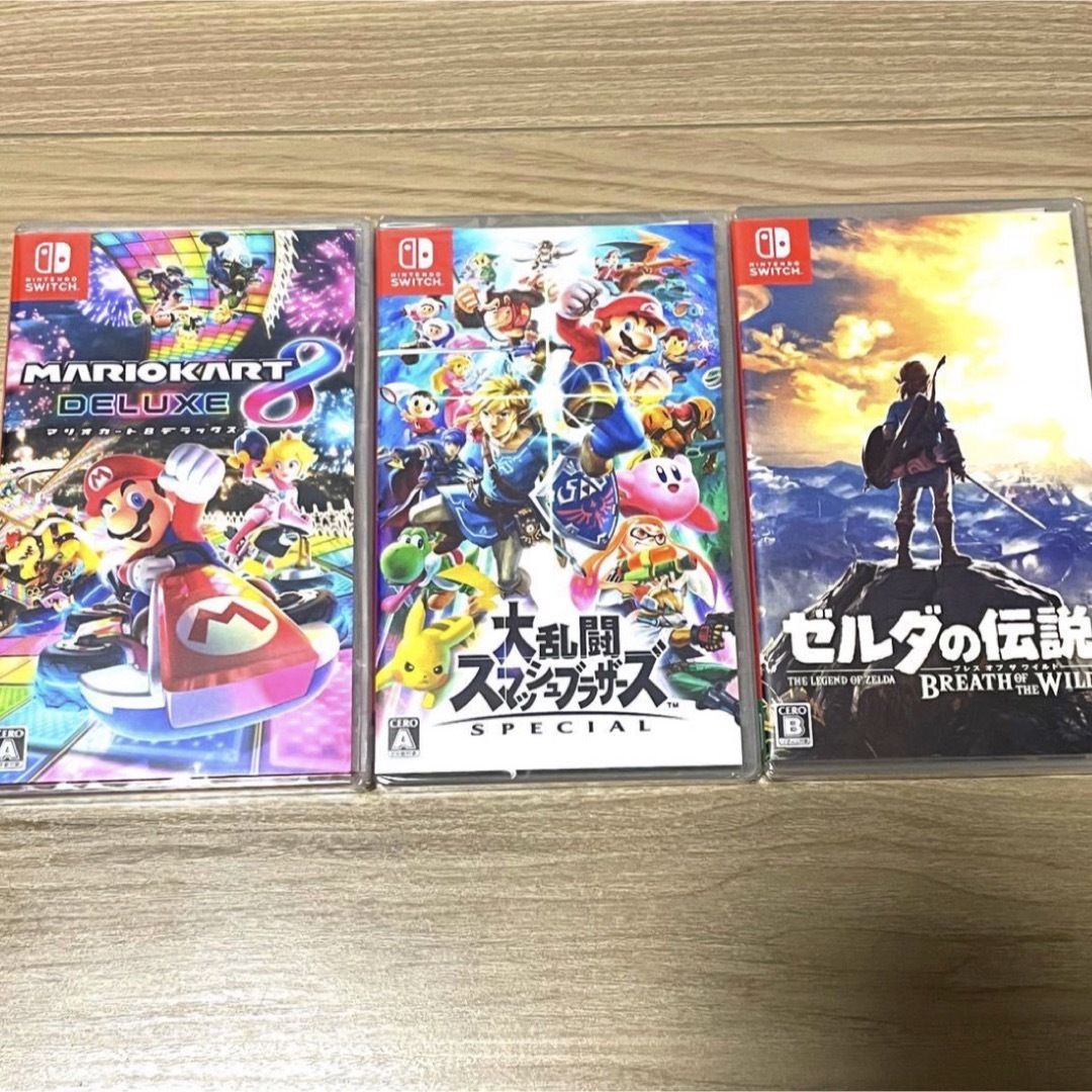 Nintendo Switch - 任天堂Switch ゼルダ スマブラ マリオカート ３本