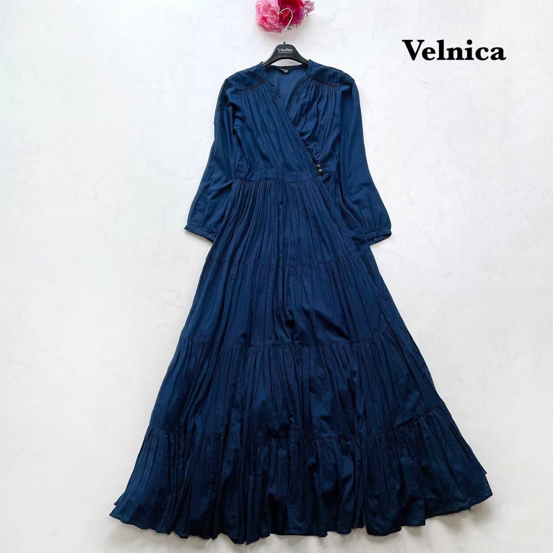 Velnica】即完売*神崎恵さん着用 カシュクール マキシ ロング
