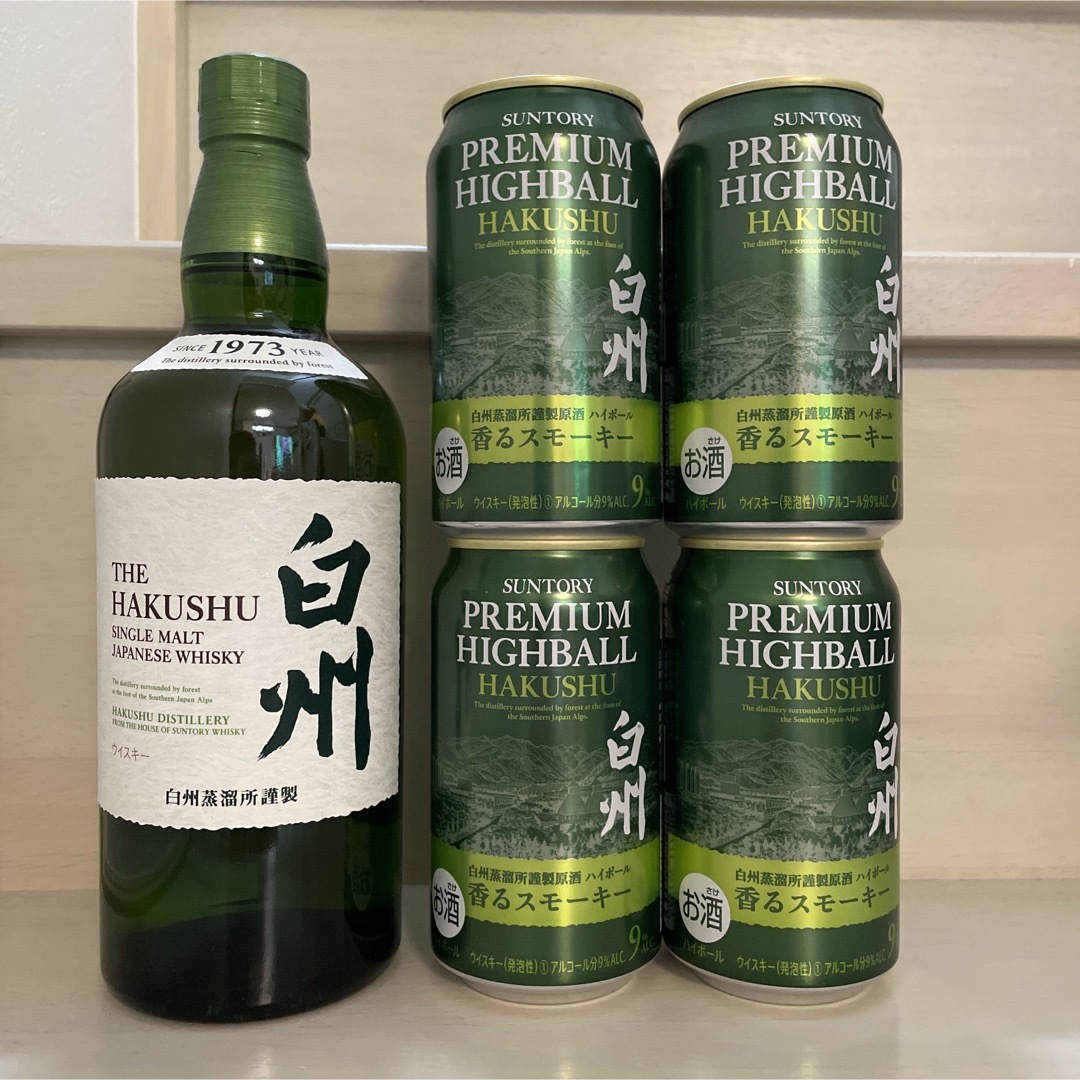 サントリー  白州 700ml & 白州ハイボール缶 4本 セット