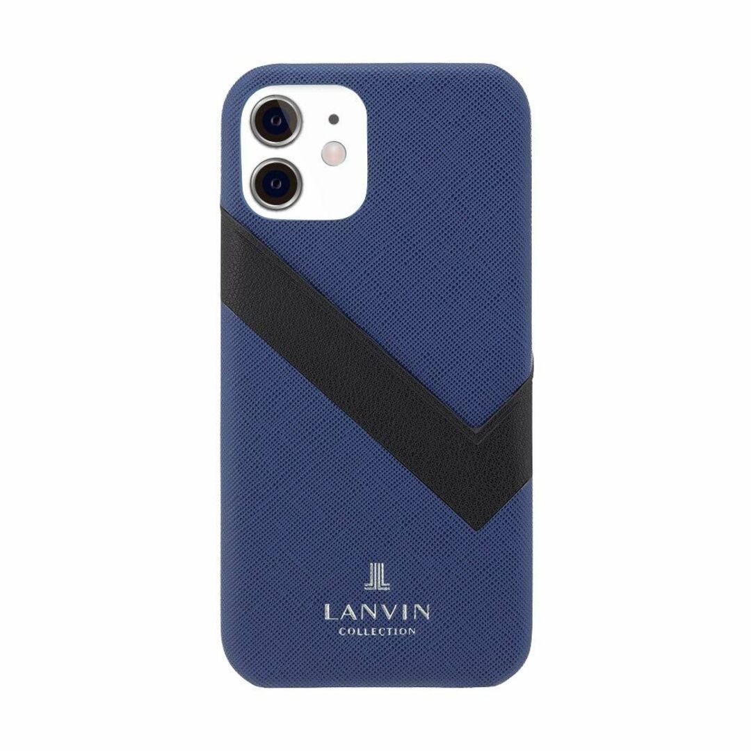 【色: Navy】LANVIN COLLECTION ランバン コレクション iスマホ/家電/カメラ