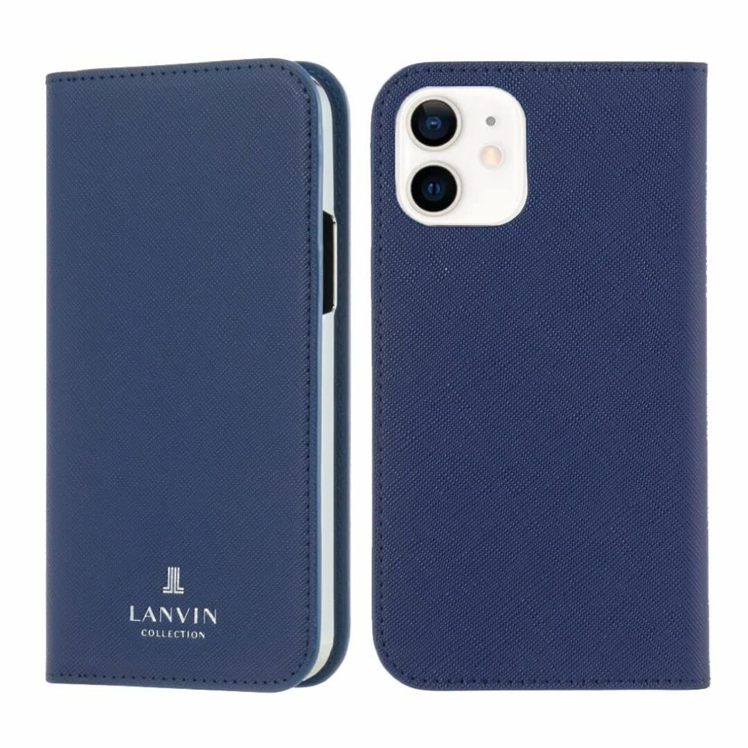 スマホ/家電/カメラ【色: Navy】LANVIN COLLECTION ランバンコレクション iP