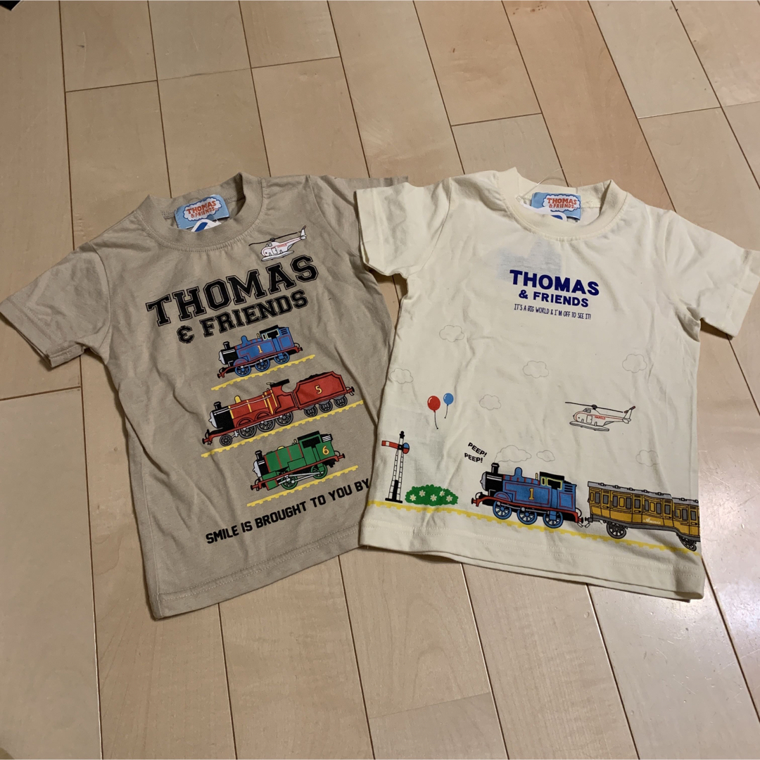 THOMAS 新品 トーマス Tシャツ2枚セット 機関車トーマス 電車 機関車 パーシーの通販 by ゆうこ トーマスTシャツ 2枚セット トーマスフレンズ 半袖Tシャツ 90