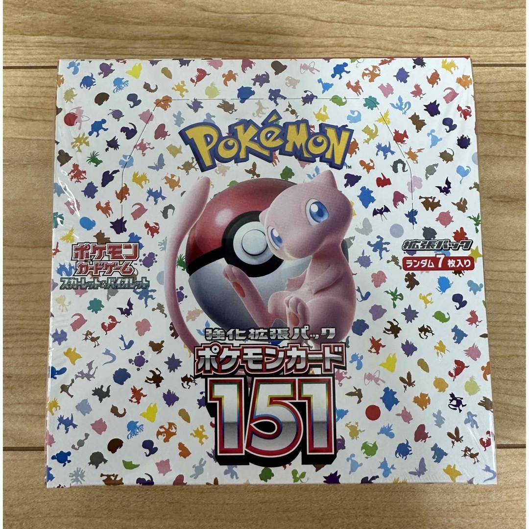 ポケモンカード 151 BOX 新品未開封 シュリンク付