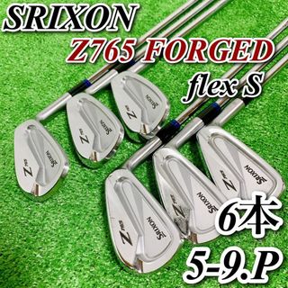 テーラーメイド(TaylorMade)のアイアン ゴルフクラブ セット スリクソン Z765 forged 6本 右利き(クラブ)