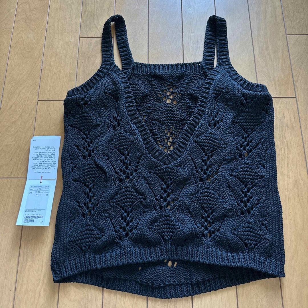 LILYYA＜6(ROKU)＞LILY YARN SUKASHI KNIT CAMISOLE