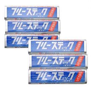 ブルースティック　洗濯　固形　石鹸　汚れ落とし　6本 横須賀 洗濯石鹸 横須賀(洗剤/柔軟剤)