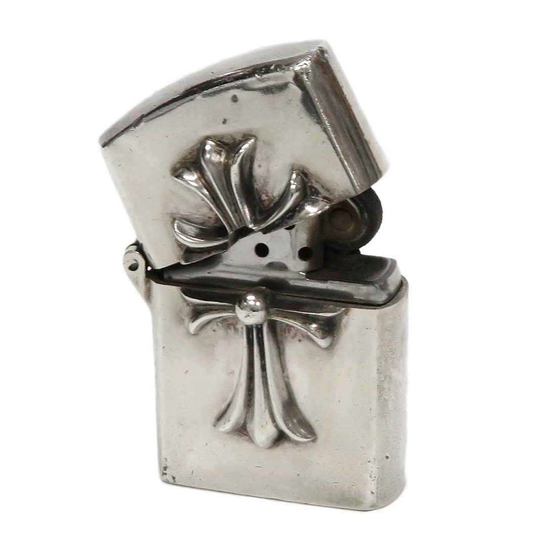 CHROME HEARTS クロムハーツ ZIPPO LIGHTERZ スモールCHクロスナロージッポライター シルバー