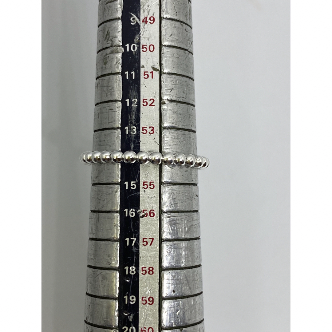 スターリングシルバー Silver925 重ねリング 銀 ボール14号　vユ22 メンズのアクセサリー(リング(指輪))の商品写真