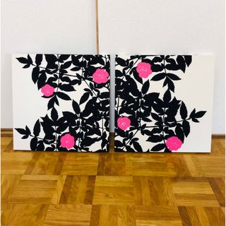 マリメッコ(marimekko)の新品　ルースプー　Ruusupuu ファブリックパネル2点セット(その他)