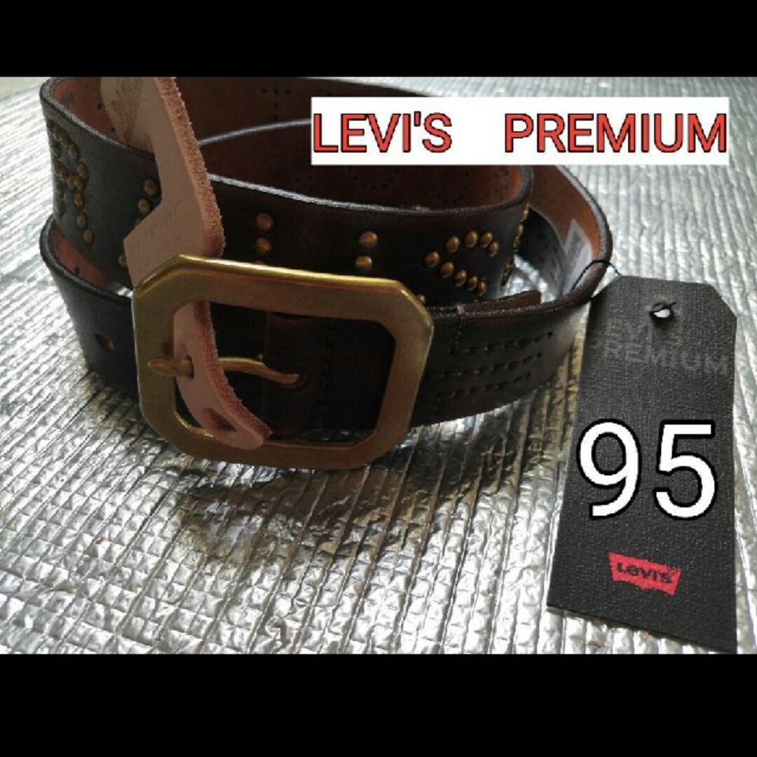 新品　リーバイス　牛革　本革　スタッズ　LEVI'S　ベルト