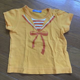 ファミリア(familiar)のfamiliar セーラー　半袖　Tシャツ　リボン　女の子　80(Ｔシャツ)