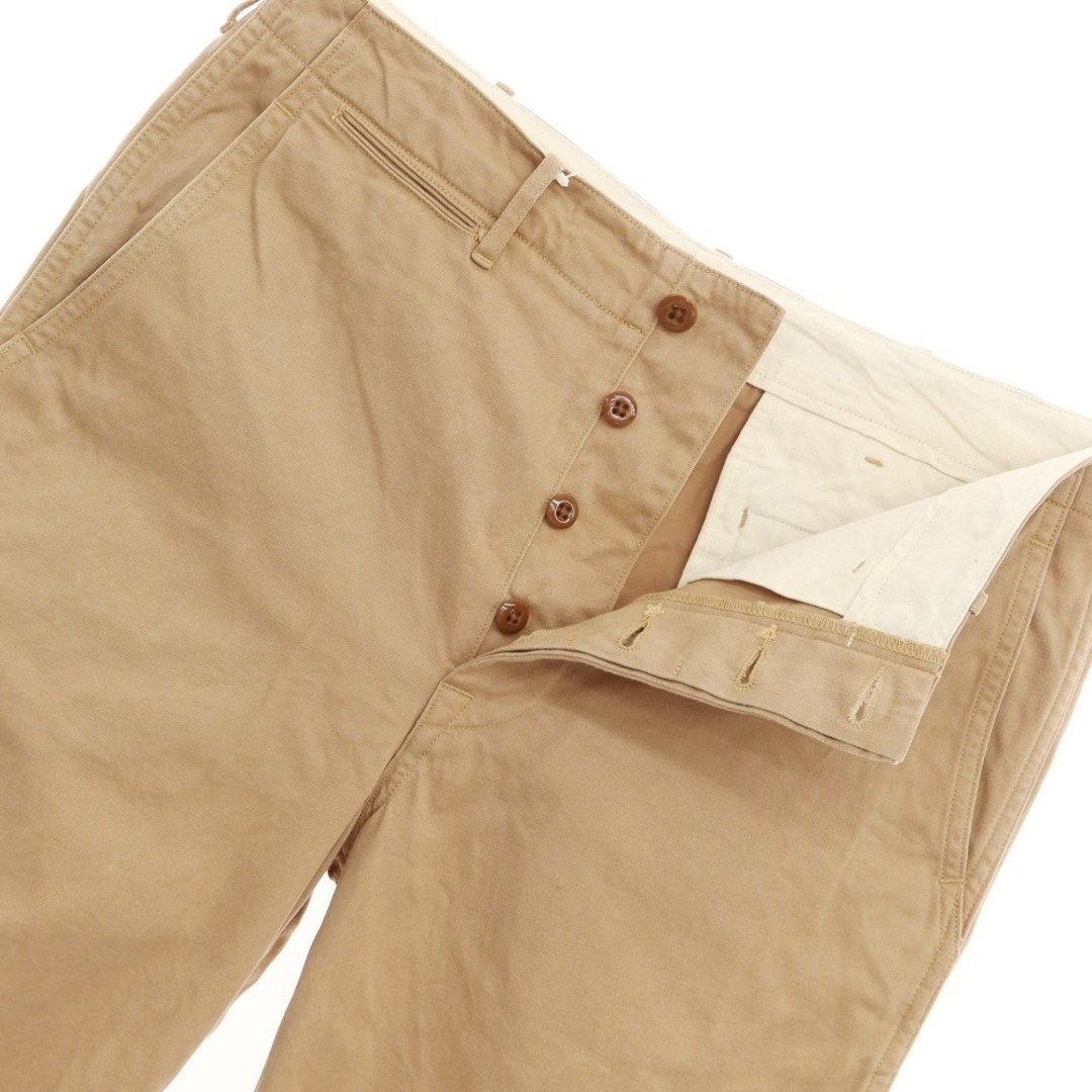 SCYE BASICS ベージュチノパンツ メ3-