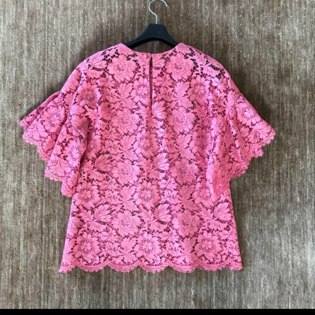 VALENTINO ヴァレンティノ レース ニット オフショル トップス - 通販