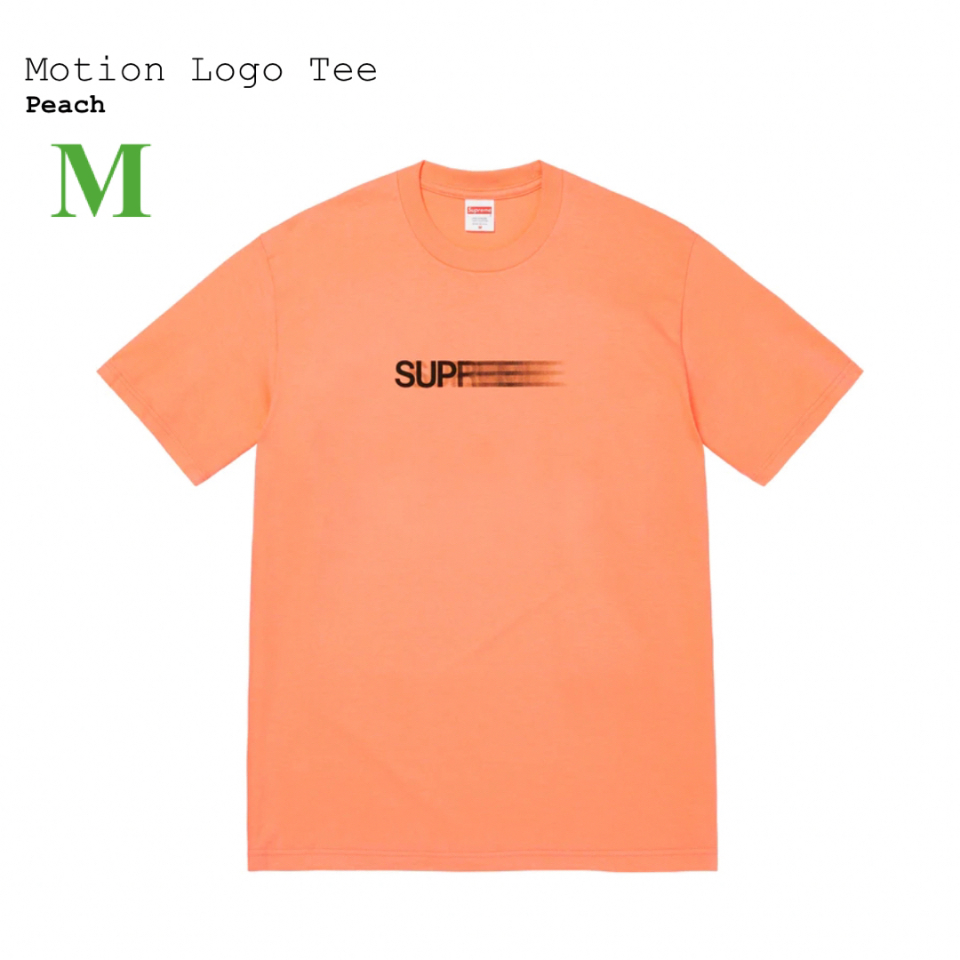 Supreme Motion Logo Tee Peach Medium