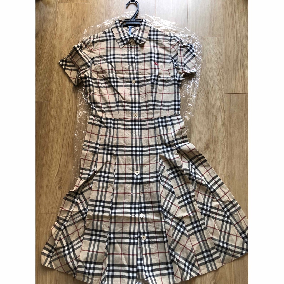 BURBERRY(バーバリー)のburberry london コットンワンピース　38 美品 レディースのワンピース(ひざ丈ワンピース)の商品写真