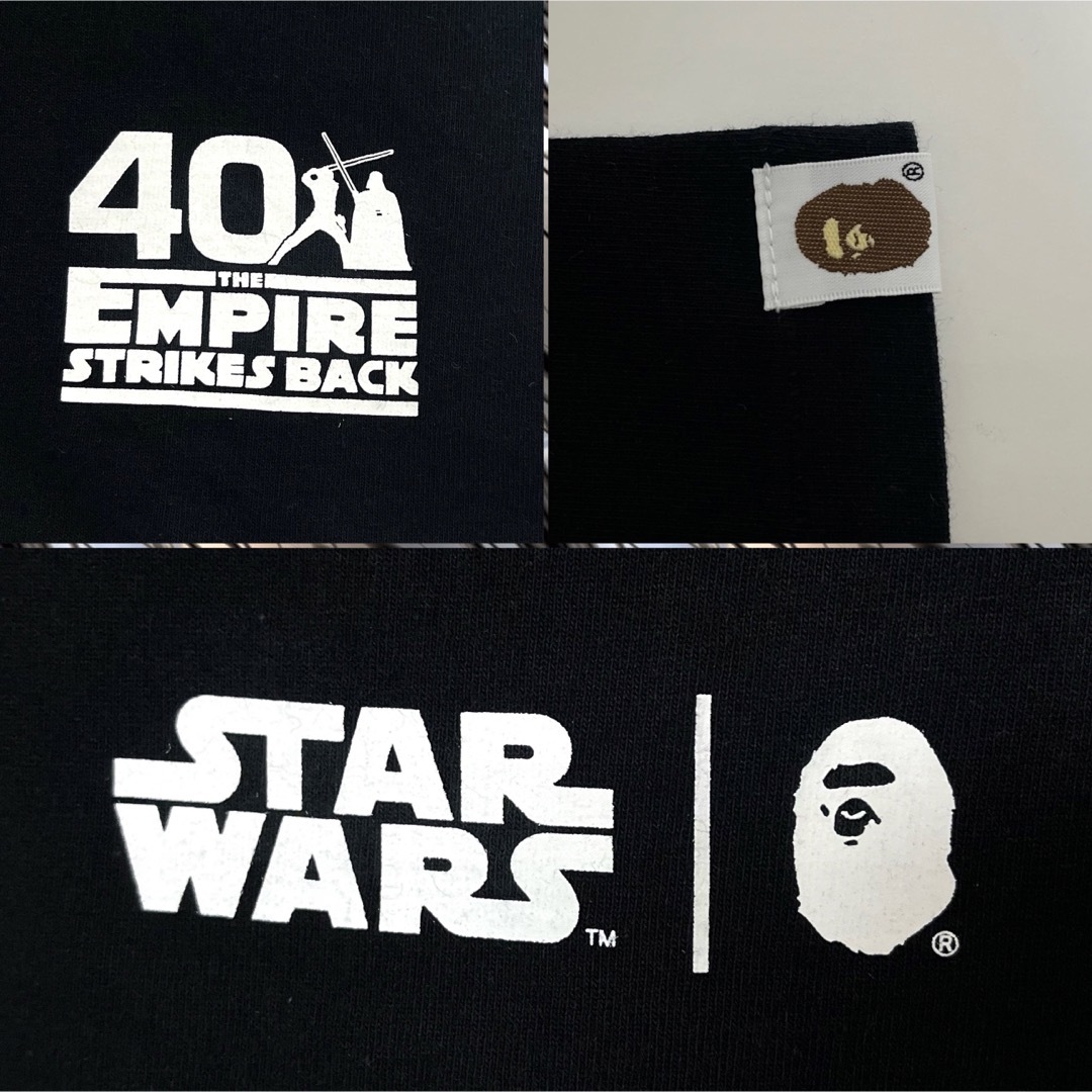 A BATHING APE(アベイシングエイプ)のSTAR WARS × APE 40th コラボ BAPE STA TEE L メンズのトップス(Tシャツ/カットソー(半袖/袖なし))の商品写真