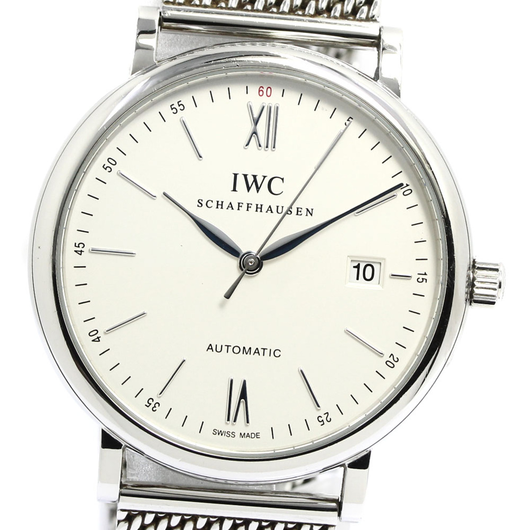 IWC IWC SCHAFFHAUSEN IW356505 ポートフィノ デイト 自動巻き メンズ 箱・保証書付き_756584ポートフィノ対象