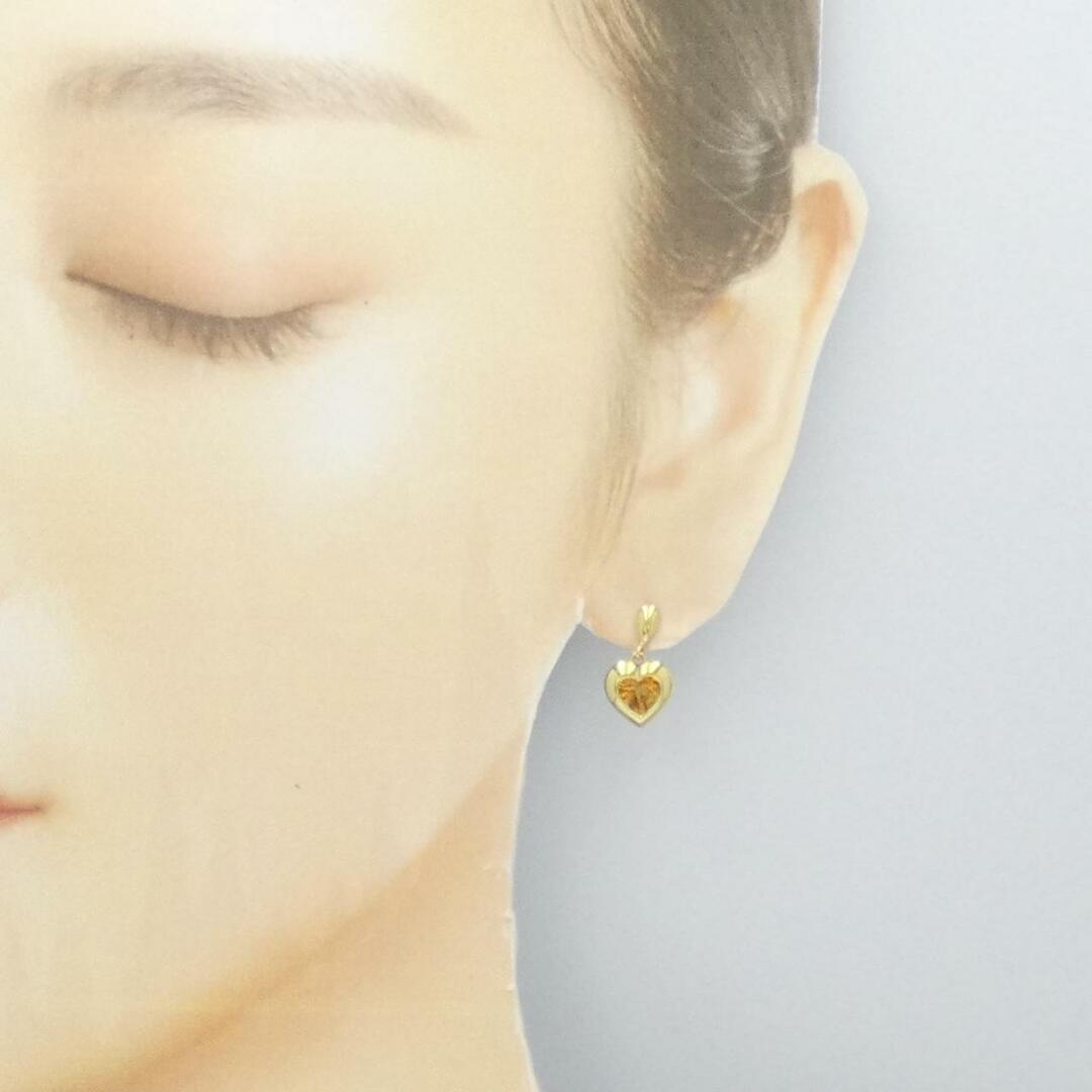 公式 サイト K18YG ハート シトリン ピアス ピアス alumni.tu-sofia.bg